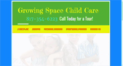 Desktop Screenshot of growingspacechildcare.com